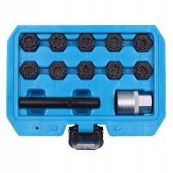 Nasadki do śrub zabezpieczających złodziejek kół Mercedes 12 szt. | Cr-Mo Magnus