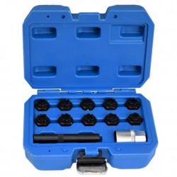 Nasadki do śrub zabezpieczających złodziejek kół Mercedes 12 szt. | Cr-Mo Magnus