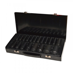 Zestaw nasadek klucze nasadowe długie udarowe 12-kątne 1/2 " 8-32mm Cr-Mo 20 szt. Magnus