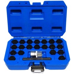 Nasadki do śrub zabezpieczających kół złodziejek Audi VW 22 szt. Magnus