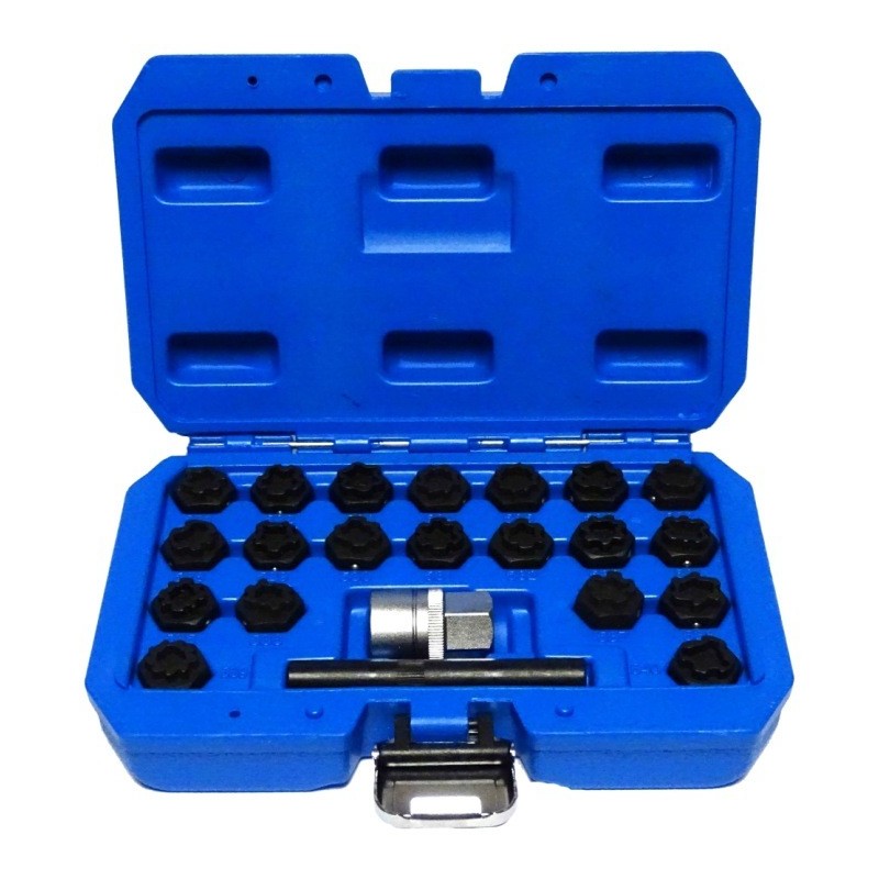 Nasadki do śrub zabezpieczających kół złodziejek Audi VW 22 szt. Magnus