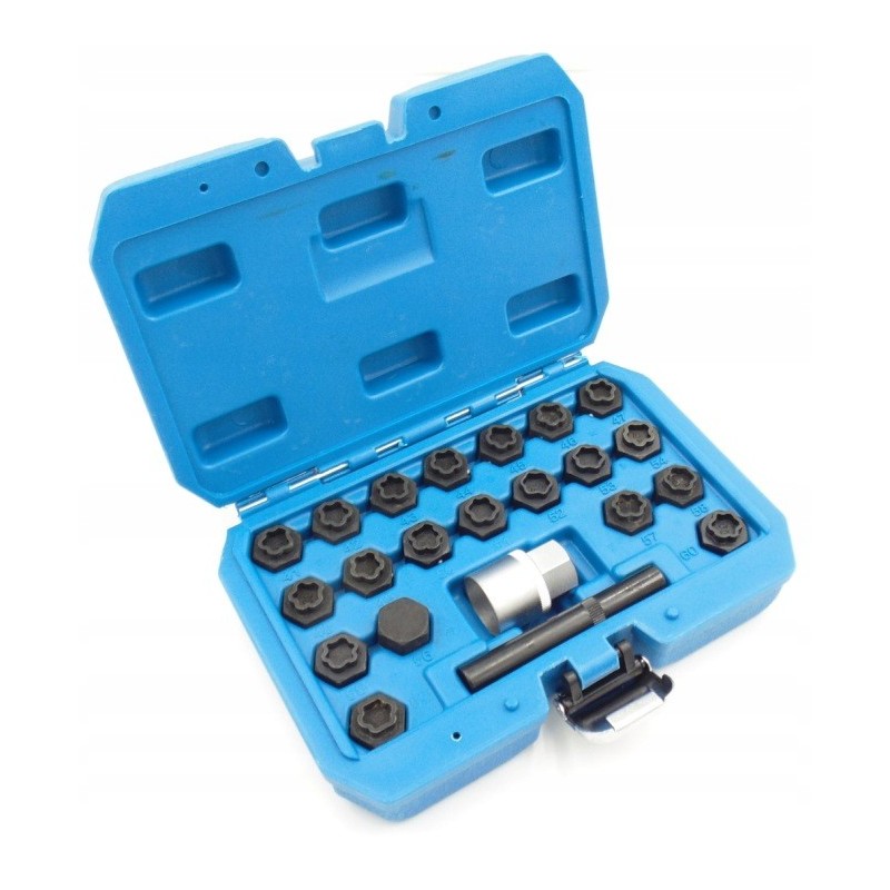 Nasadki do śrub zabezpieczających kół złodziejek BMW 22 szt. F-seria Magnus