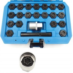 Nasadki do śrub zabezpieczających kół złodziejek BMW 22 szt. F-seria Magnus