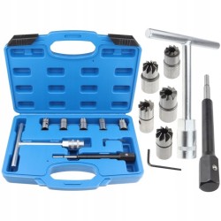 Frezy do gniazd wtryskiwaczy zestaw 5 el. BMW Mercedes Ford Magnus