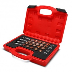 Zestaw naprawczy gwintów korka spustu oleju M13 M15 M17 M20 64 el. Magnus