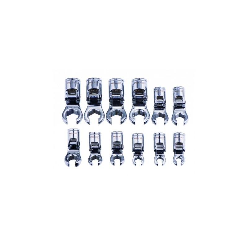 Zestaw klucze nasadki otwarte do przewodów paliwa czujników  8-19mm 12 el. Magnus