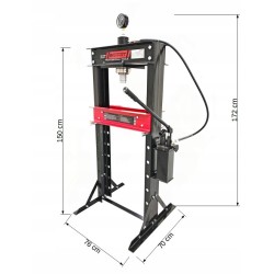 Prasa hydrauliczna 30T Podwójna pompa Regulacja 2D Normet