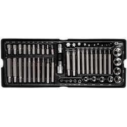 Wkład wkładka do szafki bity Imbus H4-H14 Torx T20-T70 kpl. 55 el. Richmann