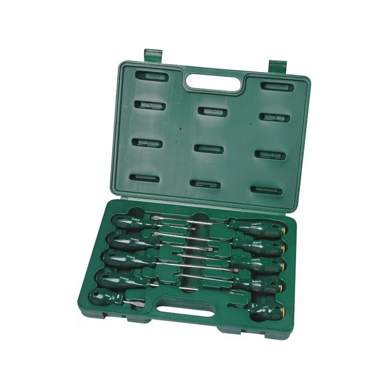 Zestaw 10 wkrętaków wkrętaki sata