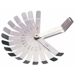 Szczelinomierz listkowy 16 płytek giętych sata