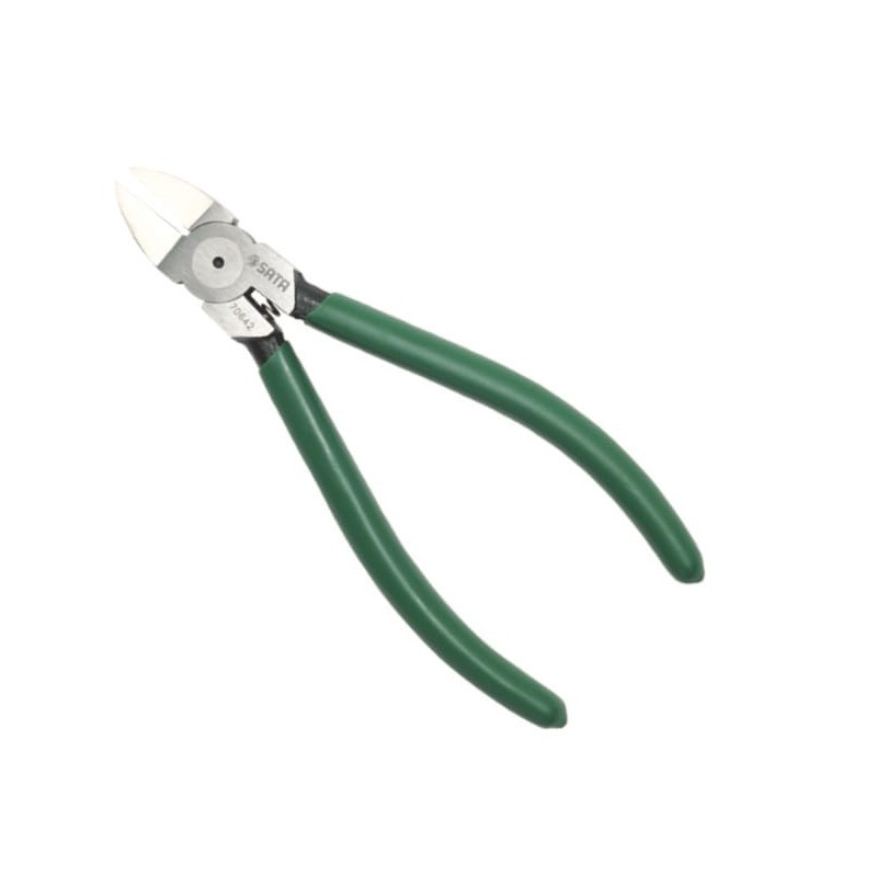 Szczypce diagonalne tnące bocznie do cięcia plastiku 6 sata