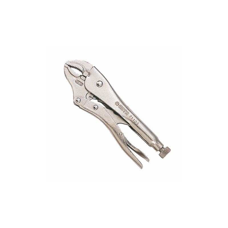 Szczypce zaciskowe samoblokujące z szczękami zakrzywionymi 7 sata