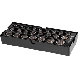 Wkład wkładka do szafki nasadki wielowypustowe 12 katne Cr-V kpl. 24 el. Richmann