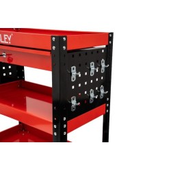 Wózek Narzędziowy 3 półkowy + szuflada stolik warsztatowy 130kg Grosley