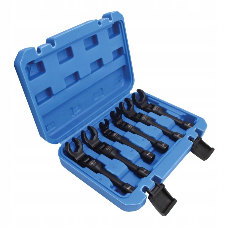Klucze Przegubowe Otwarte 3/8" S-90201 | Zestaw Kluczy 6 szt.