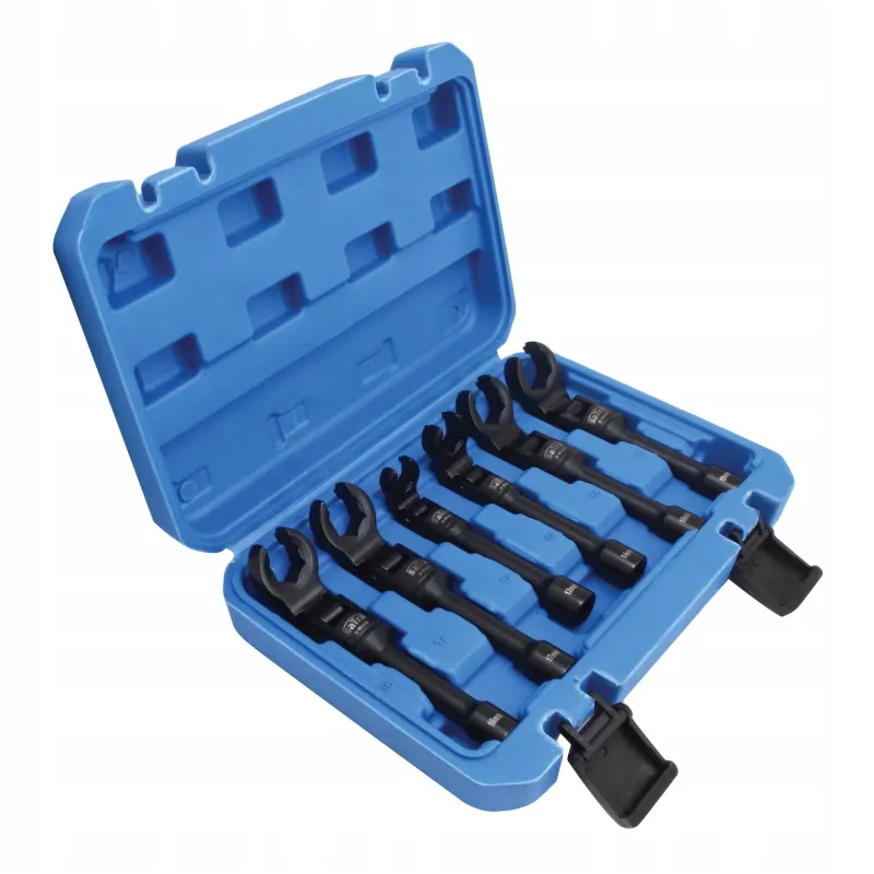 Klucze Przegubowe Otwarte 3/8" S-90201 | Zestaw Kluczy 6 szt.