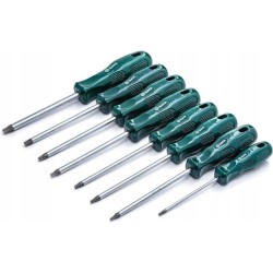 Zestaw wkrętaki śrubokręty TORX w waliace 8 szt. SATA