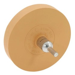 Krążek gumowy do usuwania kleju i naklejek 90mm z adapterem Neilsen