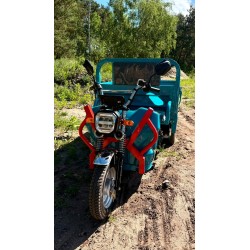 Elektryczny pojazd trójkołowy tuk tuk z hydrauliczną wywrotką E-TUK Cargo 1500W V2