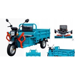 Elektryczny pojazd trójkołowy tuk tuk z wywrotką E-TUK Cargo 800W 32Ah