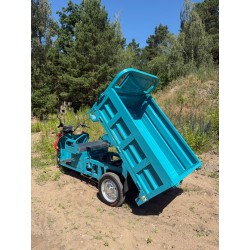 Elektryczny pojazd trójkołowy tuk tuk z wywrotką E-TUK Cargo 800W 32Ah
