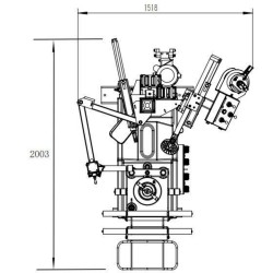 Montażownica do kół bezstołowa automatyczna z podnośnikiem Run-Flat 10"-28" Profimont 5600-CL