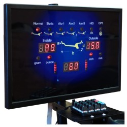 Zestaw montażownica automatyczna z ramieniem Run-Flat 10-30"  wyważarka do kół laser LED Best Products