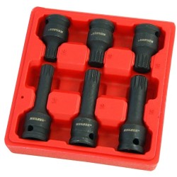 Klucze spline wielowypust M14 M16 M18 nasadki trzpieniowe 1/2 " Cr-Mo 6 el. Neilsen