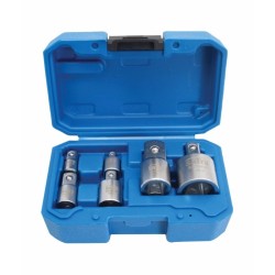 Redukcje przejściówki do kluczy nasadek 1/4 " 3/8 " 1/2 " 3/4 " Cr-V 6 el. SATRA