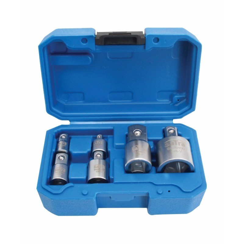 Redukcje przejściówki do kluczy nasadek 1/4 " 3/8 " 1/2 " 3/4 " Cr-V 6 el. SATRA