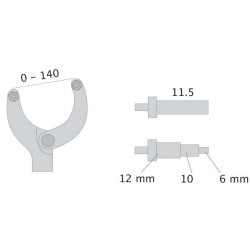 Blokada kół pasowych rozrządu z regulacją rozstawu