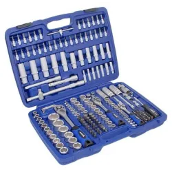 Kufrík s nástrčnými kľúčmi 1/4"+ 3/8"+ 1/2" 179 el.