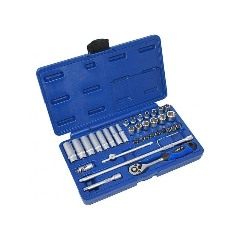 Walizka narzędziowa klucze nasadowe 1 4 36el.