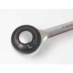 Grzechotka 3/8'' 72 zęby okrągła główka asta