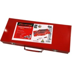 Walizka narzędziowa klucze nasadowe 3/8 klucze nasadki 33 el.