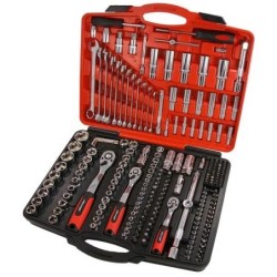 Walizka narzędziowa klucze nasadowe zestaw 219 el.