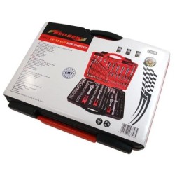 Walizka narzędziowa klucze nasadowe zestaw 219 el.