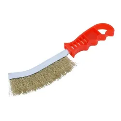Wire brush for cleaning rust and rims
