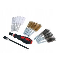 Brushes for glow plug injector sockets
