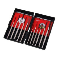 Zestaw wkrętaków precyzyjnych płaskie krzyżak