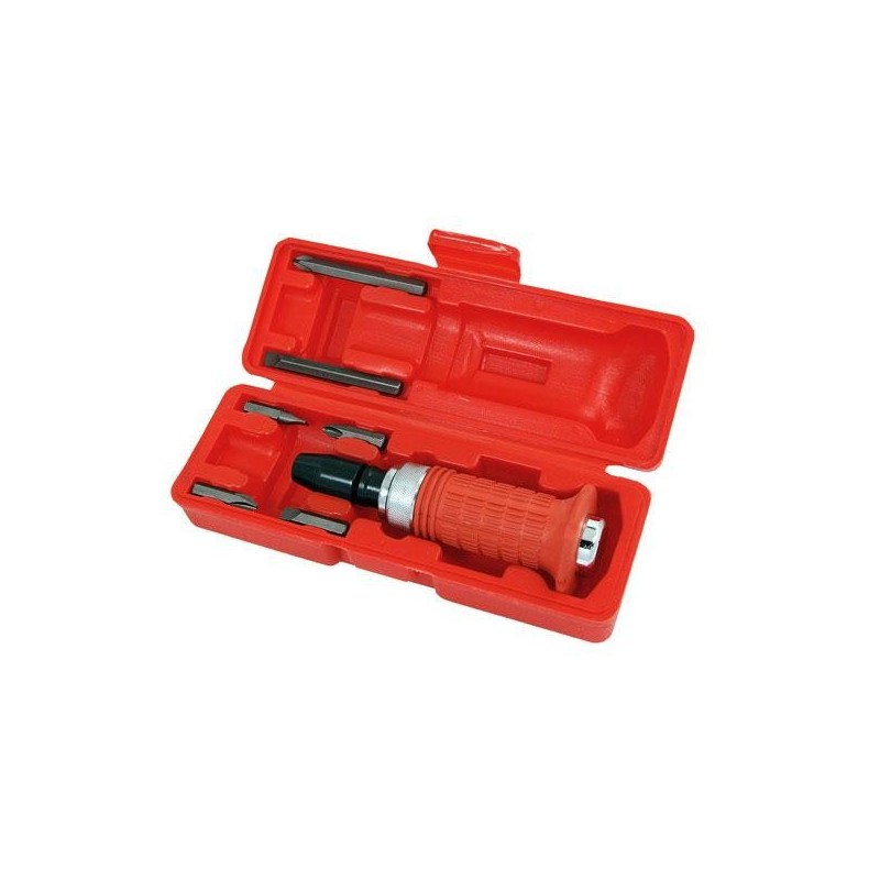 Wkrętak udarowy wykrętak śrubokręt 6 bitów bity