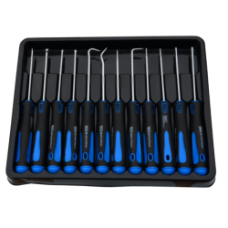 Haczyki montażowe do oringów wkrętaki precyzyjne 12 el bgs