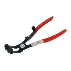 Bent band pliers with locking device