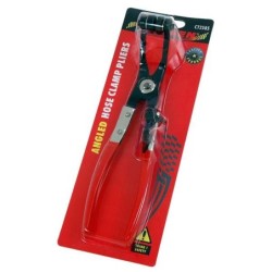 Szczypce do opasek taśmowych wygięte z blokadą