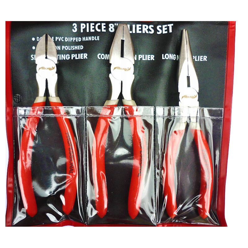 Szczypce proste kombinerki zestaw 3 neilsen