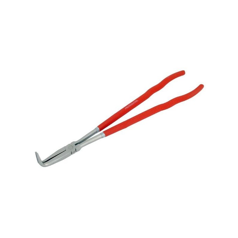 Szczypce długie 400mm odgięte 90 stopni neilsen
