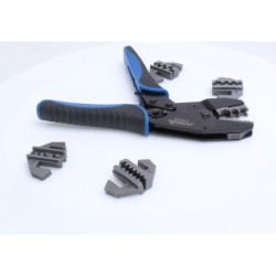 Szczypce do zaciskania złącz konektorów 5 matryc