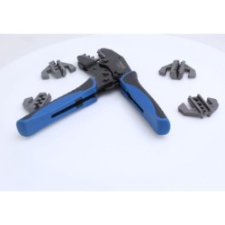 Szczypce do zaciskania złącz konektorów 5 matryc