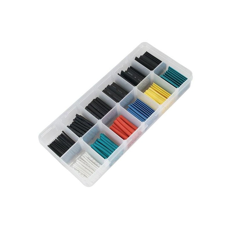 Zestaw rurek rurki termokurczliwe 180 sztuk