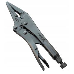 Szczypce zaciskowe blacharskie mors proste długie szczęki 9